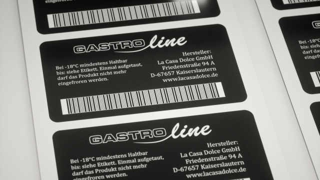 tesa® 6930 schwarz mit Barcode, entgittert Image